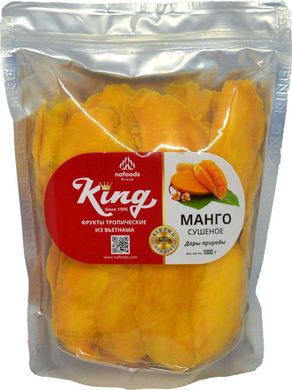 Купити Сушений манго без цукру KING